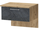 Тумба приставная Иннэс-7, Крафт золотой/Бетон графит арт. 1362907