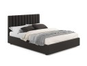 Мягкая кровать Olivia 1600 шоколад с подъемным механизмом