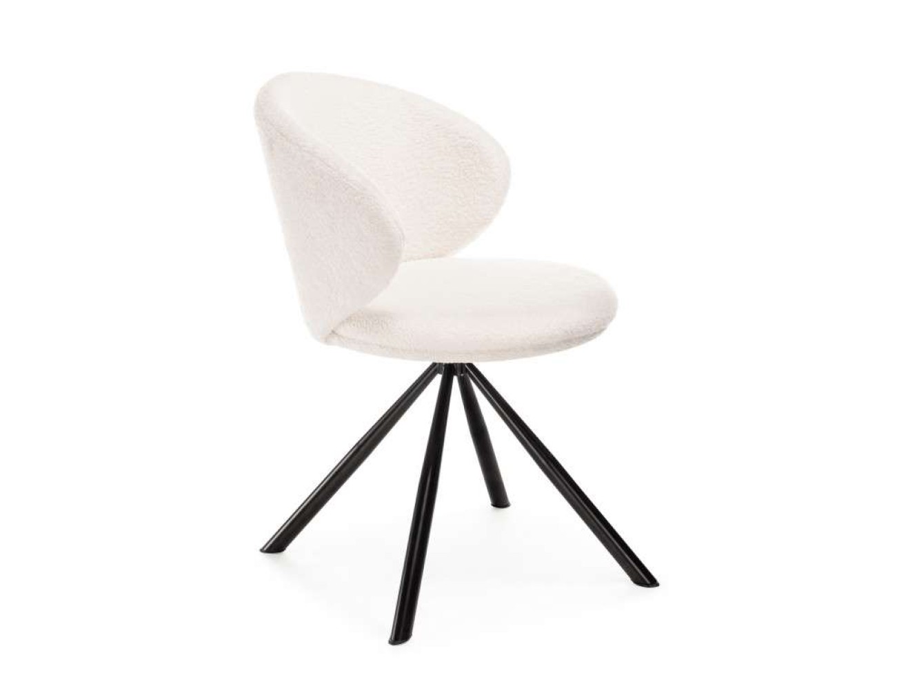 Solomon крутящийся white / black Стул на металлокаркасе арт. 1313595