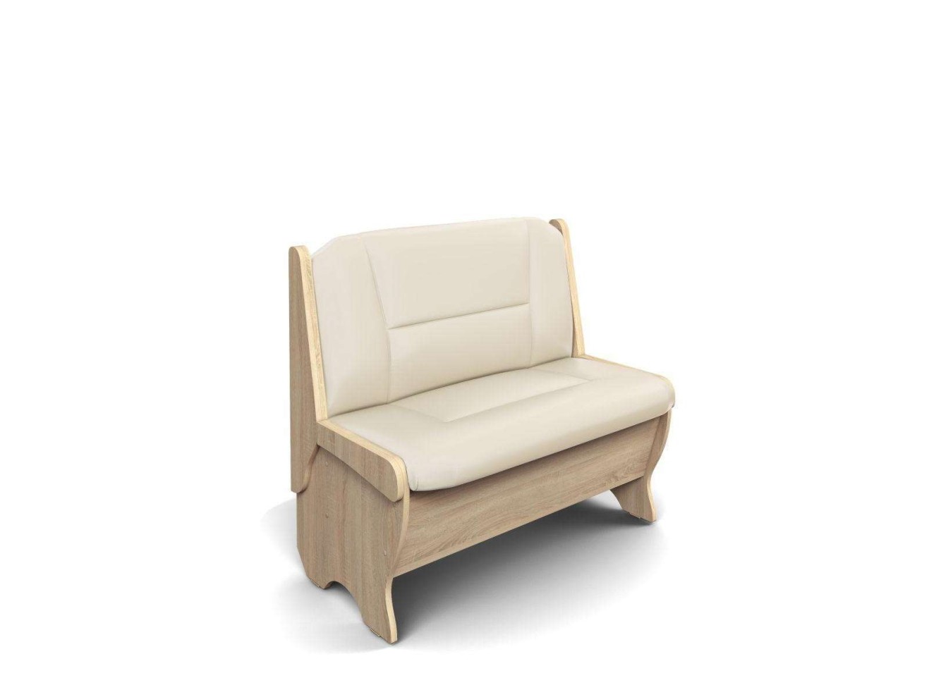 Скамья Лотос 950 дуб/крем