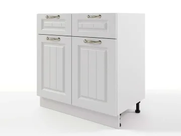 Шкаф напольный Мария с 2-мя ящиками и дверцами 800х820х476