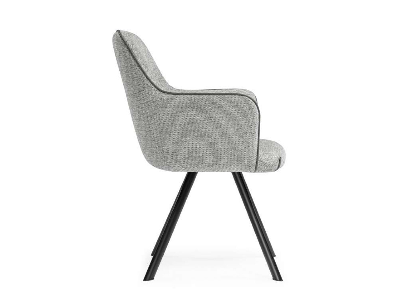 Elis gray / dark gray / black Стул на металлокаркасе арт. 1152637