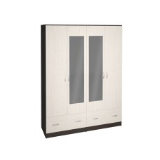 Шкаф для одежды и белья Ронда ШК-4, венге/дуб белфорд