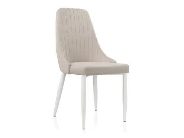 Kora white / beige Стул на металлокаркасе
