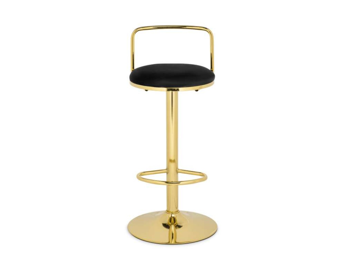 Lusia black / gold Барный стул