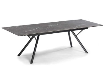Ворен 180(240)x90 nero markina / черный Керамический стол
