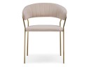 Kamelia 1 beige / gold Стул на металлокаркасе