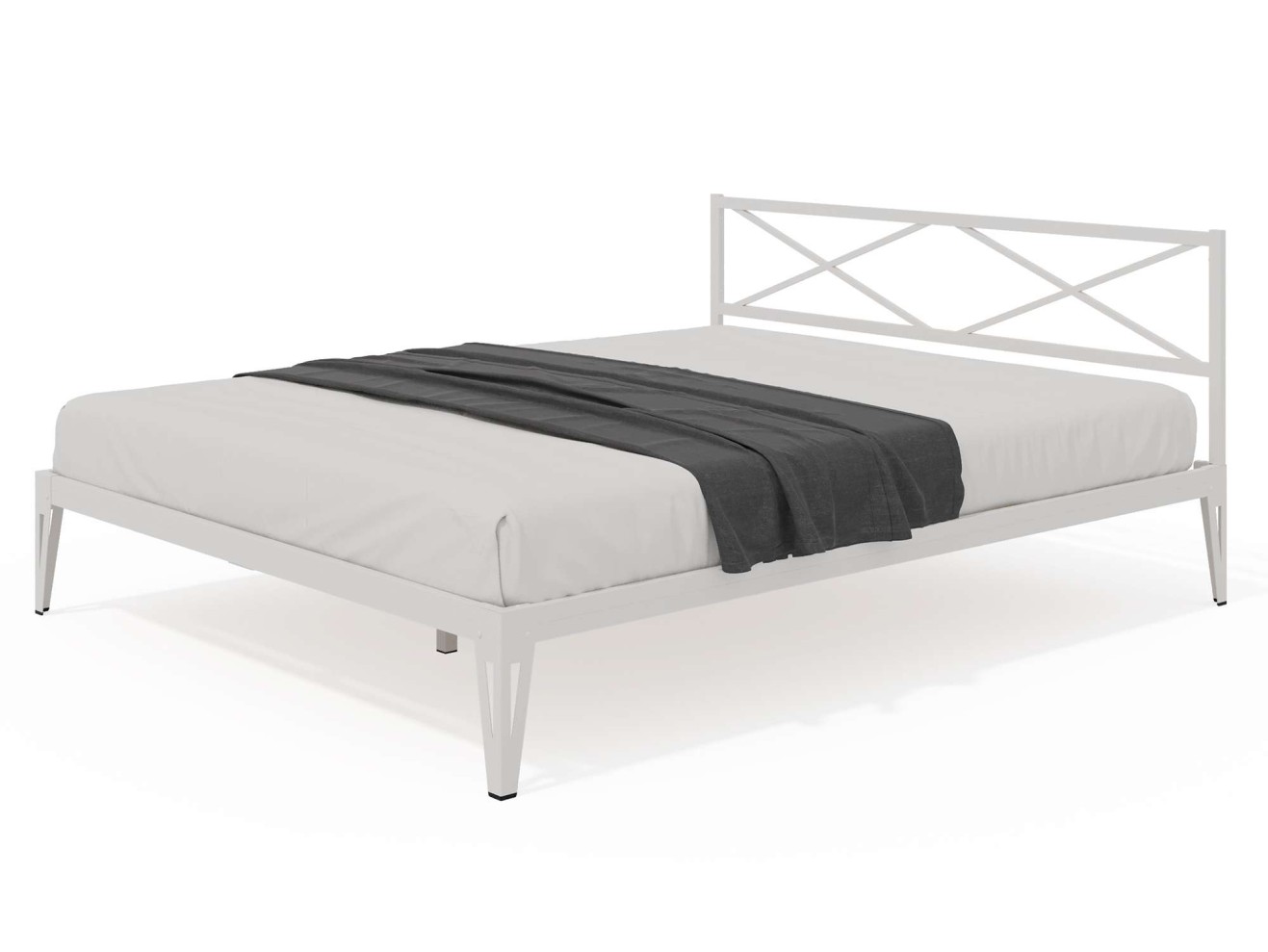 Кровать КМД 37 ТЕЯ 140 белый арт. 1247703