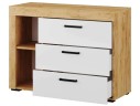 Адель Комод дуб крафт золотой/белый арт. 1206229