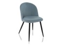 Gabi 1 light blue / black Стул на металлокаркасе