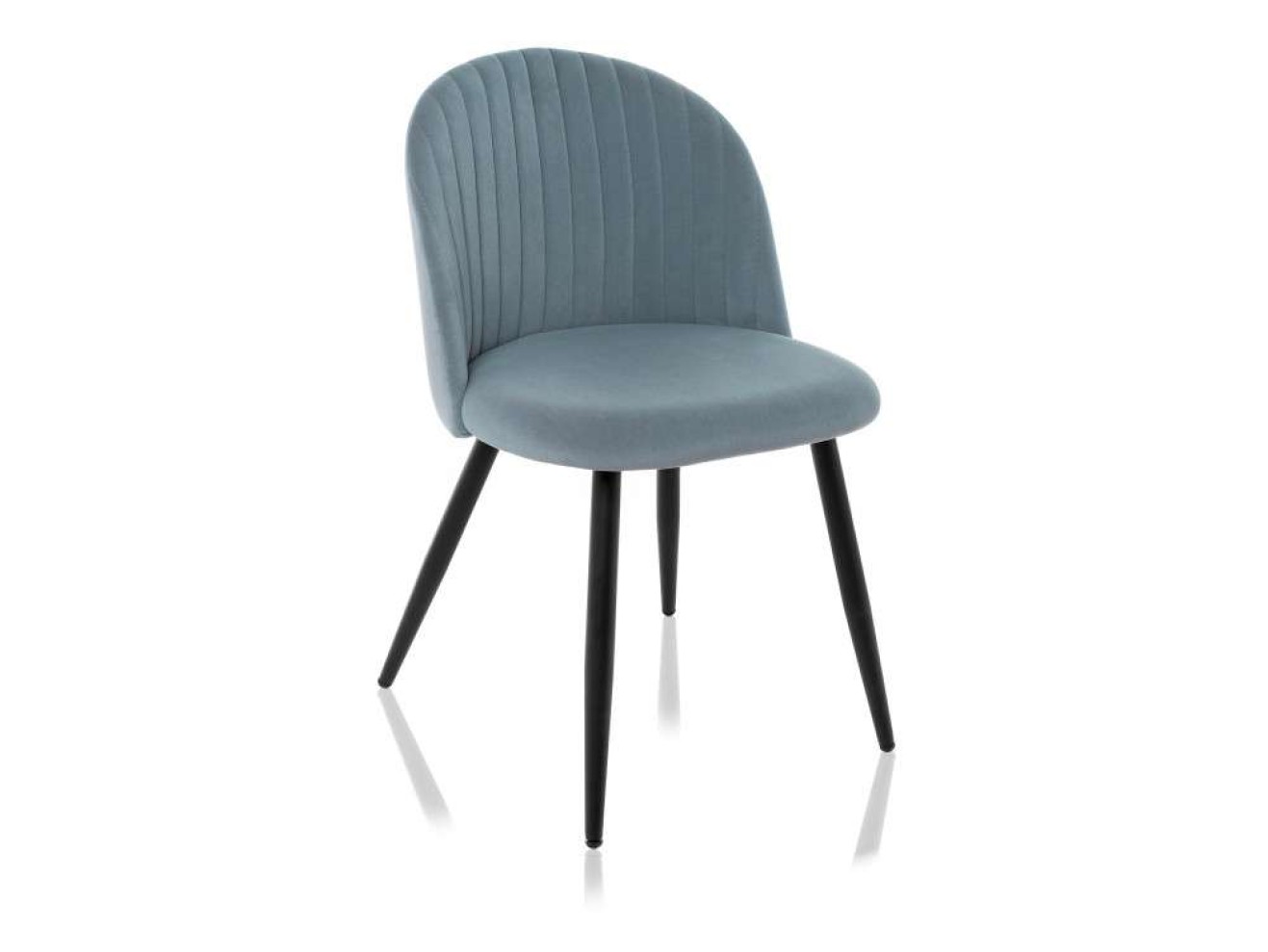 Gabi 1 light blue / black Стул на металлокаркасе