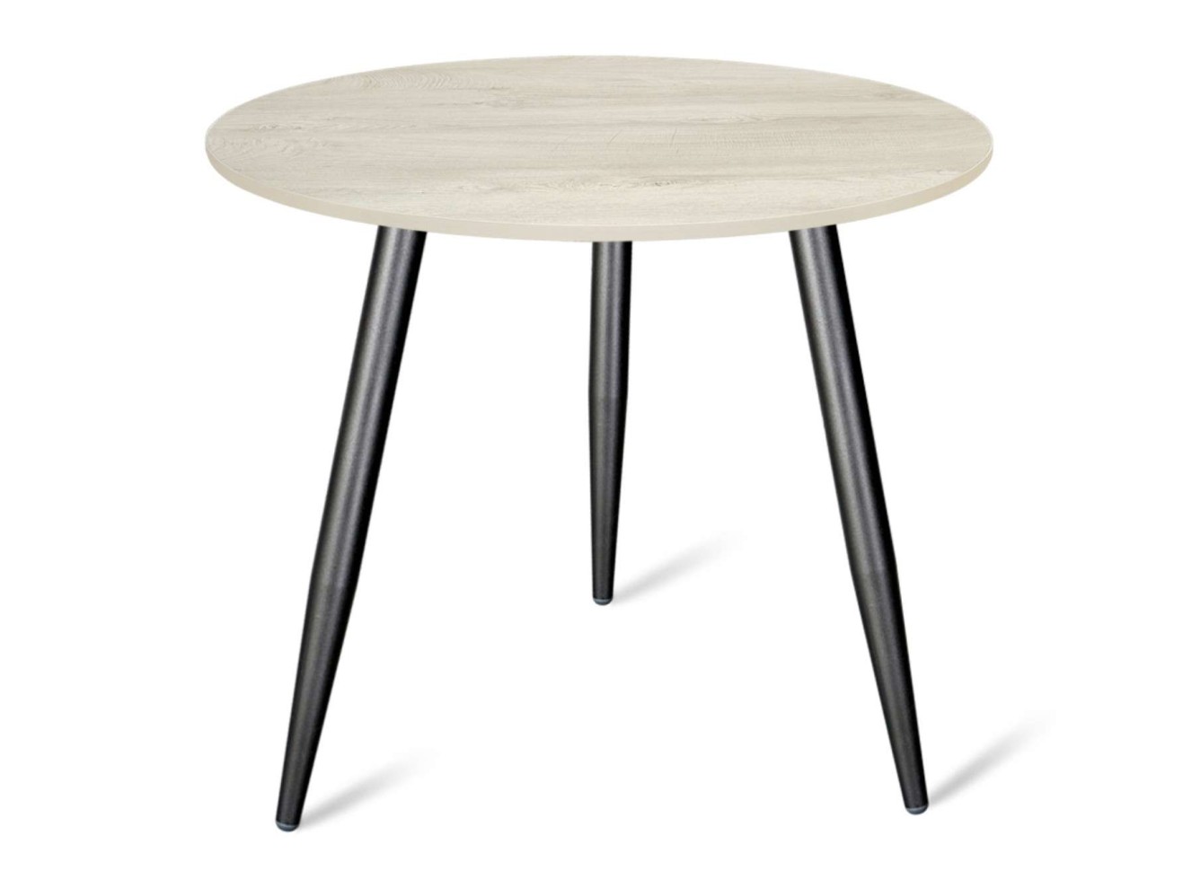 Стол Sheffilton SHT-T104/80 ЛДСП черный муар/дуб беленый