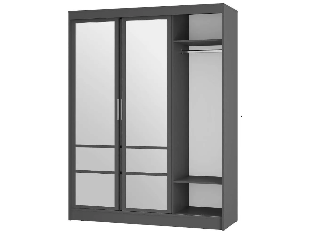 Шкаф-купе Симпл ШКК-06, графит арт. 1340961