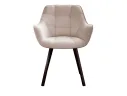 Стул DikLine 252 М поворотный, B03 BEIGE, ножки черные арт. 859725