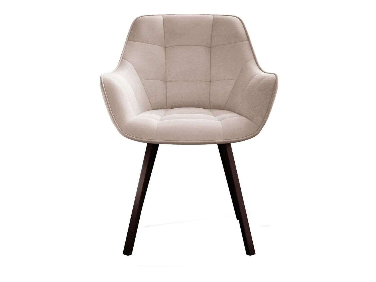 Стул DikLine 252 М поворотный, B03 BEIGE, ножки черные арт. 859725