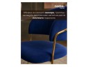 Kamelia 1 dark blue / gold Стул на металлокаркасе арт. 1019251