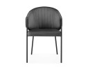 Kortni dark grey / black Стул на металлокаркасе арт. 1025005