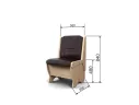 Скамья Лотос 550 дуб/умбер арт. 837431