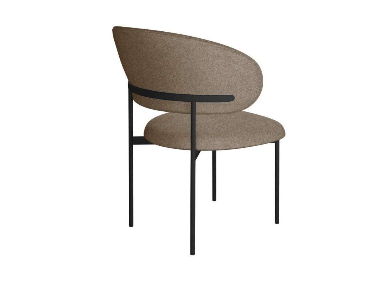 Стул DikLine 201 NS05 CAPPUCCINO, ножки черные