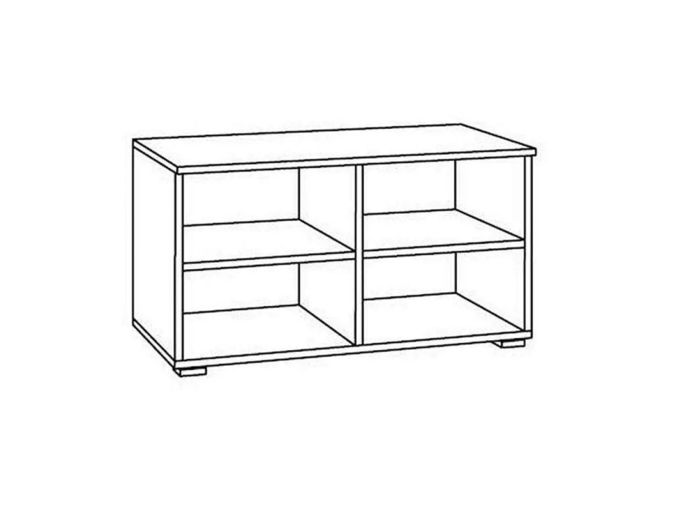 Остин Тумба 13.257 Серый графит/Дуб Вотан арт. 1309693