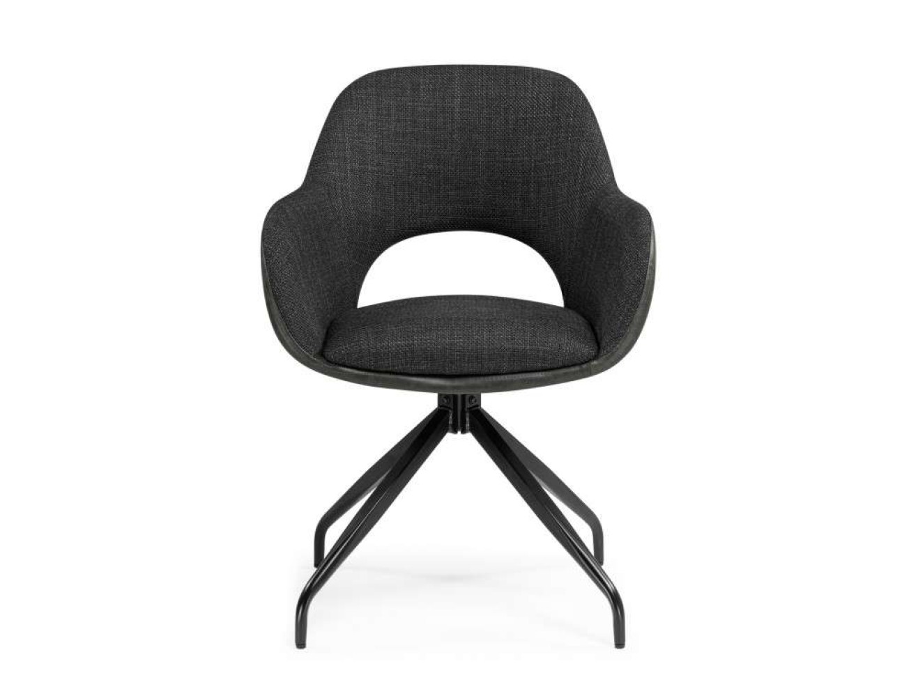 Memfis graphite / black Стул на металлокаркасе
