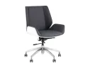 Кресло офисное TopChairs Crown SN, серо-голубой, белый арт. 1567877