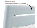 Мягкая кровать NEO с подсветкой и подъемным механизмом мята пастель арт. 1246523
