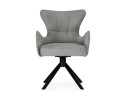 Atlanta gray / black крутящийся Стул на металлокаркасе арт. 1154417