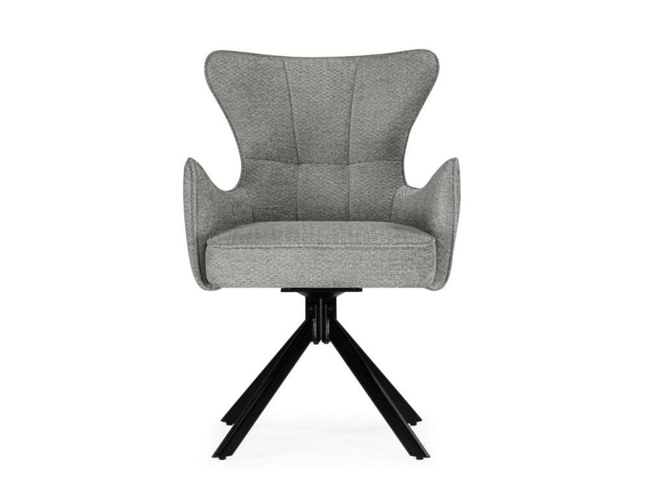 Atlanta gray / black крутящийся Стул на металлокаркасе арт. 1154417