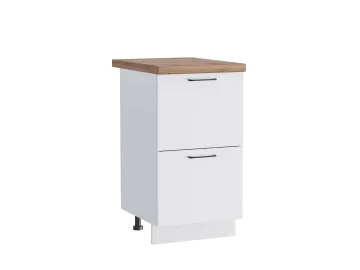 КГ ШН2Я 450 + внутр.ящ 450 Белый софт матовый/Белый гладкий Арника РМ (без столешницы)