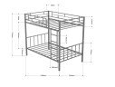 Двухъярусная кровать Валенсия (120х190)