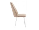 Стул DikLine 327 поворотный B03 BEIGE, ножки белые