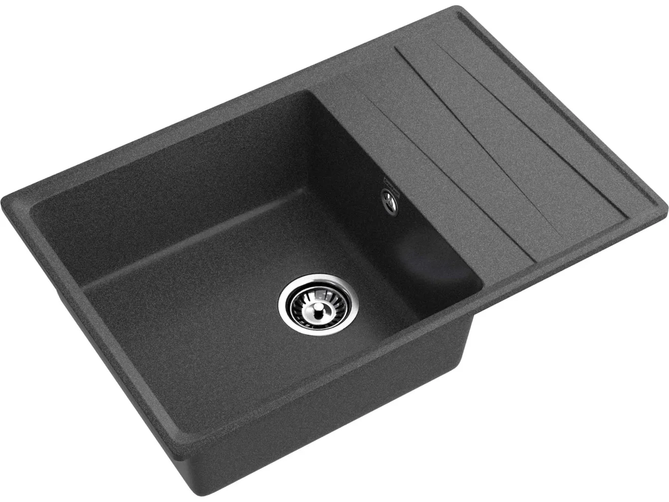 Мойка 760 Level 760L 1-чаш+кр 760*500 графит арт. 1265885