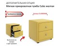 Мягкая кровать Verona 1600 желтая с подъемным механизмом арт. 800645