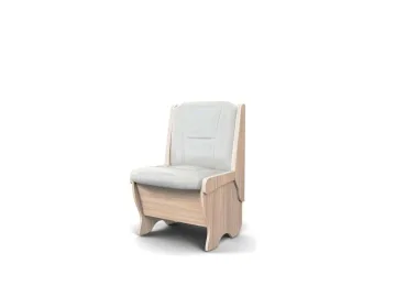 Скамья Лотос 550 ясень светлый/милк