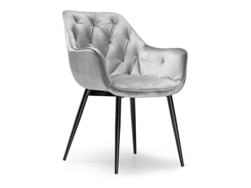 Remo light gray Стул на металлокаркасе