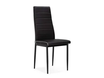 DC2-001 black / white Стул на металлокаркасе