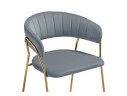 Kamelia 1 gray / gold Стул на металлокаркасе арт. 1576883