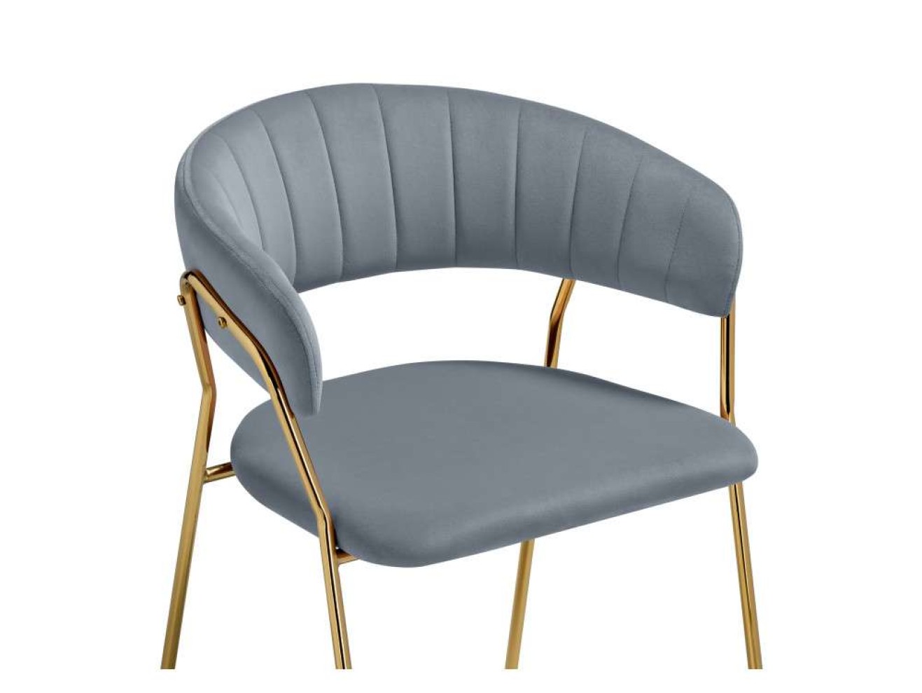 Kamelia 1 gray / gold Стул на металлокаркасе арт. 1576883