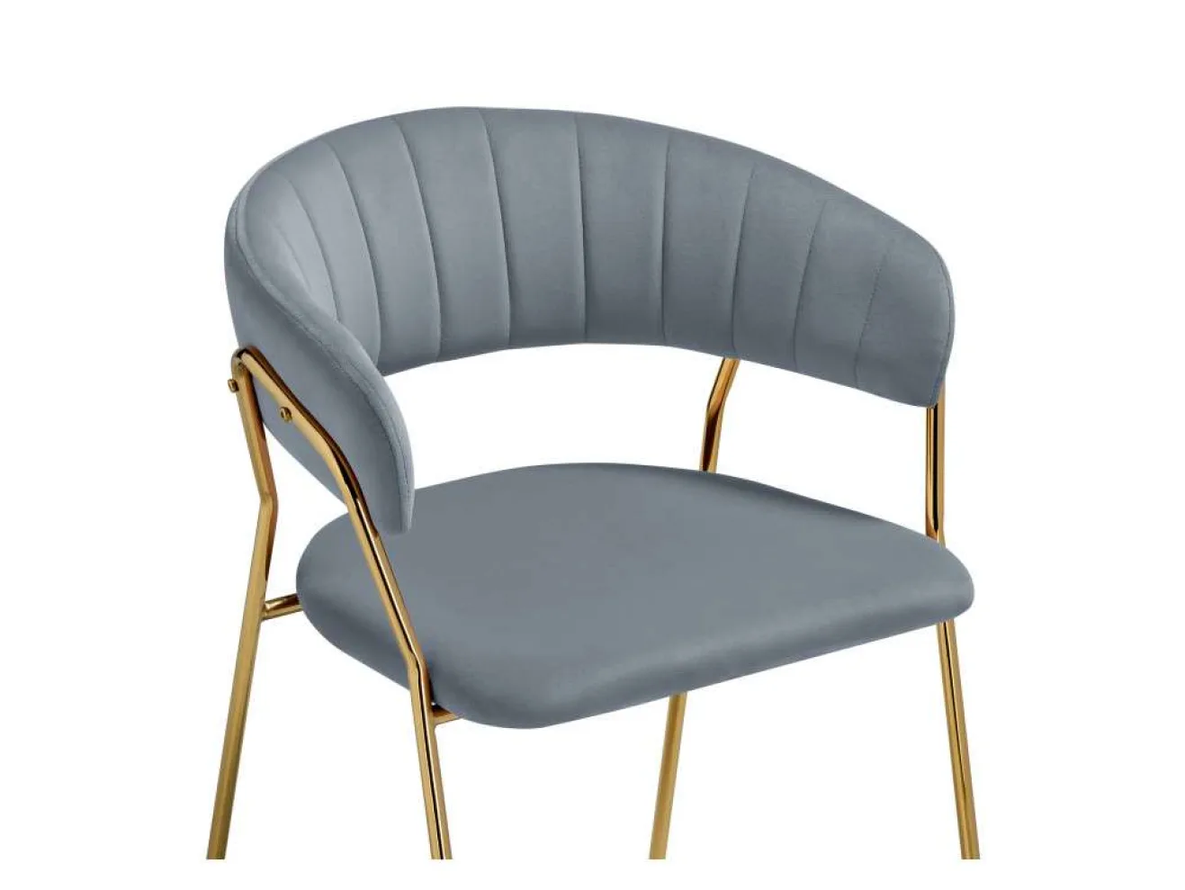 Kamelia 1 gray / gold Стул на металлокаркасе арт. 1576883