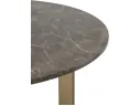 Стол журнальный STOOL GROUP Кассия 90*90 Темная керамика, сталь шампань арт. 1568369