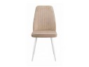 Стул DikLine 327 поворотный B03 BEIGE, ножки белые