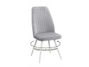 Стул DikLine 327 поворотный B22 GREY, ножки белые