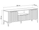 Иадама белый / белый глянец ТВ-тумба