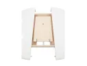 Обеденная группа Фабрицио/Соло Венский белая, Дождь 29-4 Жаккард (100363, 101985) арт. 1082431