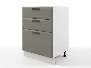 Шкаф напольный Призма с 3-мя ящиками 600х820х476