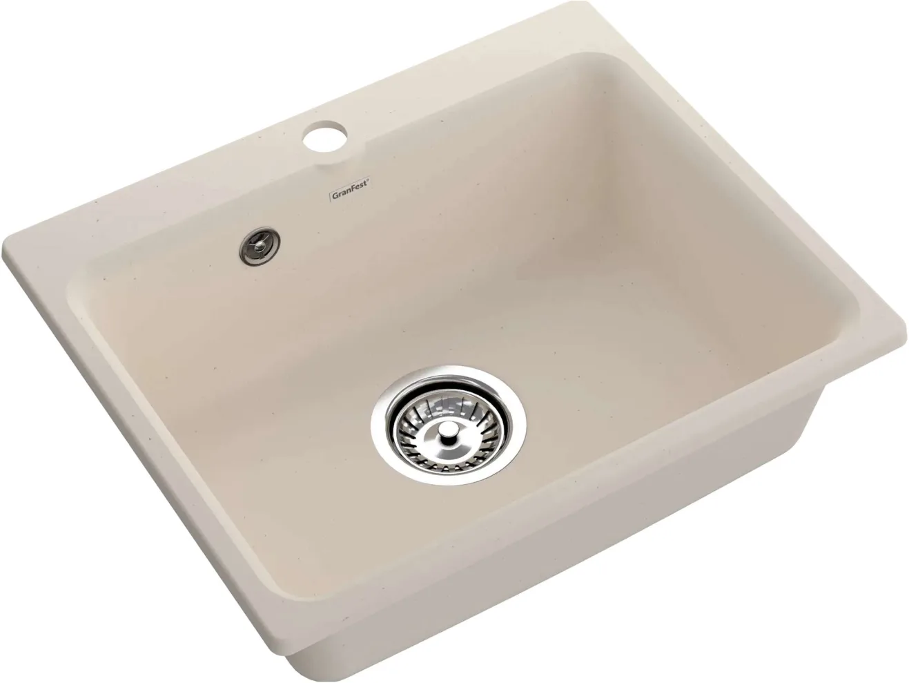 Мойка 520 GF-Smart 520 1-чаш 520*430 белый арт. 1265987