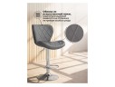 Porch gray / chrome Барный стул