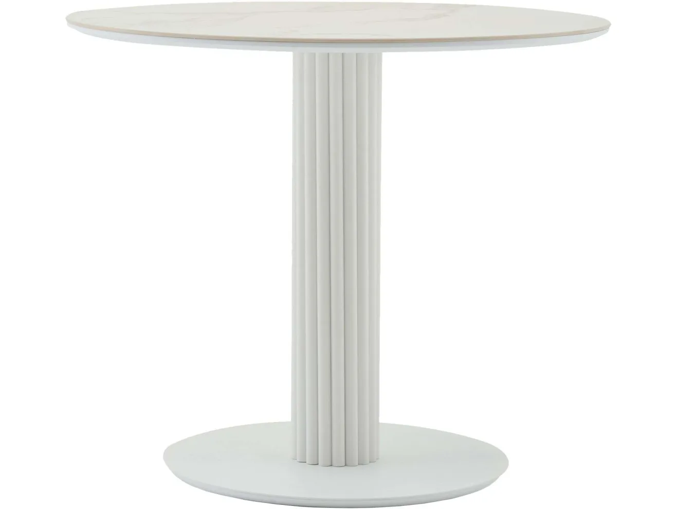 Стол STOOL GROUP Терралино круглый D90 керамика Белый/Белый арт. 1568329
