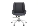 Кресло офисное TopChairs Crown SN, серо-голубой, белый арт. 1567877